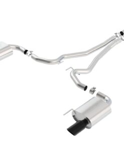 MUSTANG S550 (2015 - ) Cat-Back Exhaust Borla S-Type Black Tips
